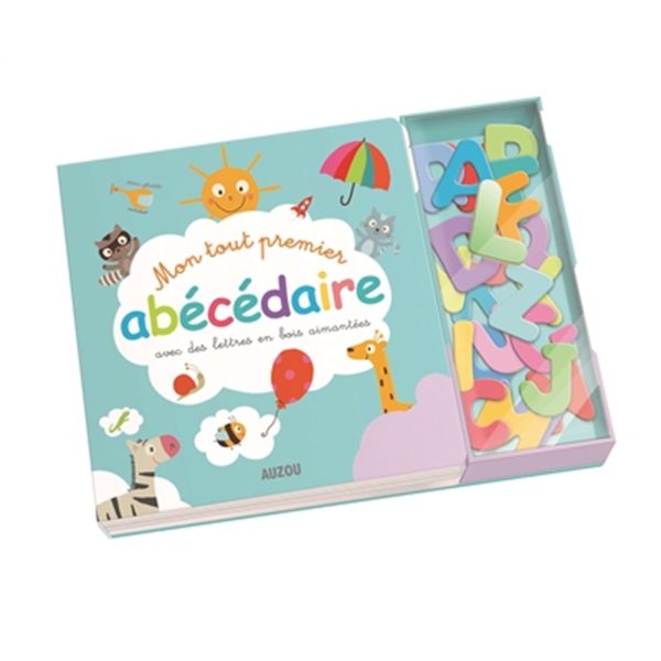 Mon Premier Abécédaire avec lettres en bois aimantées
