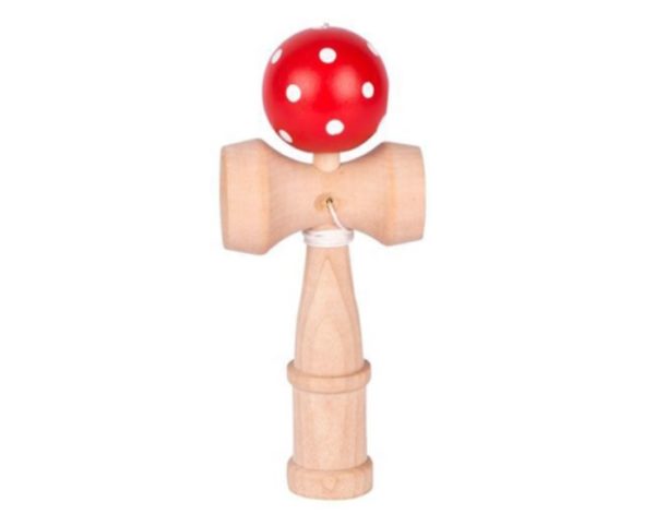 Kendama Rouge à pois