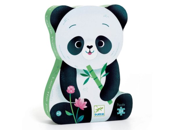 Puzzle Silhouette Léo le Panda - 24 pièces