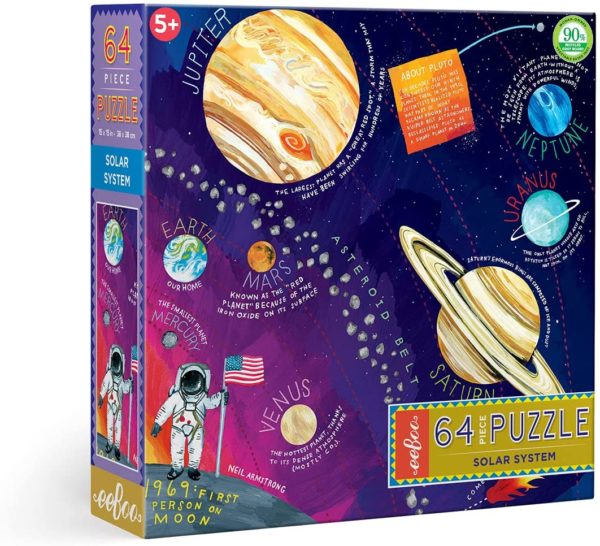 Puzzle Solar System 64 pièces eeboo