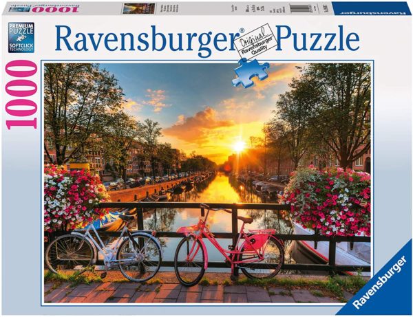 Puzzle Vélos à Amsterdam 1000 pièces
