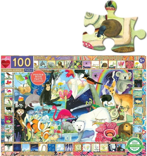 Puzzle Natural Science 100 pièces eeboo
