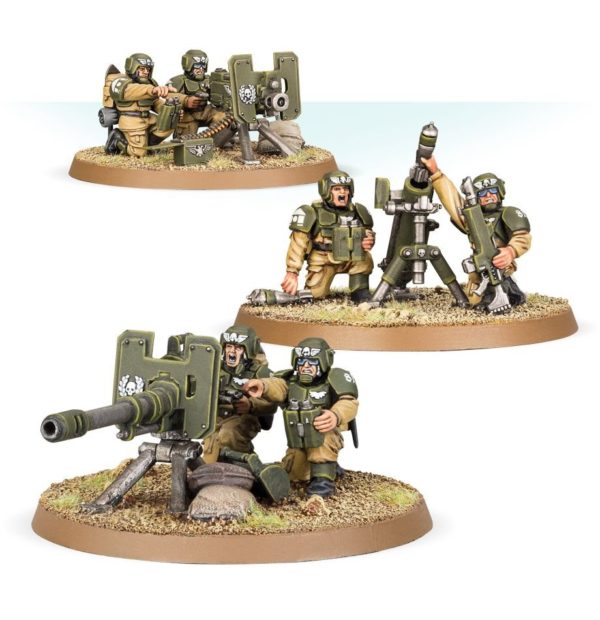 Warhammer40K Astra Militarum Cadian Heavy Weapons Squad – Image 2