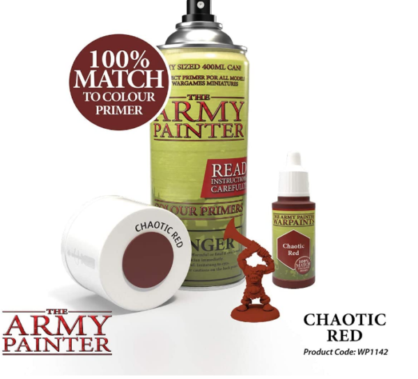 Army Painter Color Primer Chaos Red