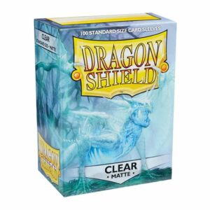 Protège carte Dragon Shield Matte Clear (Transparent)