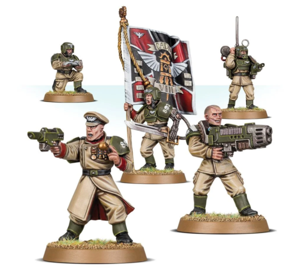 Warhammer40K Astra Militarium Cadian Command Squad – Image 2