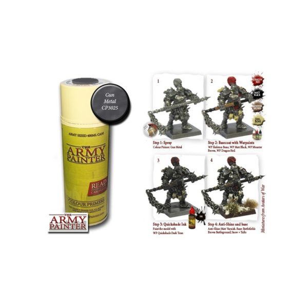 Army Painter Color primer gun Metal