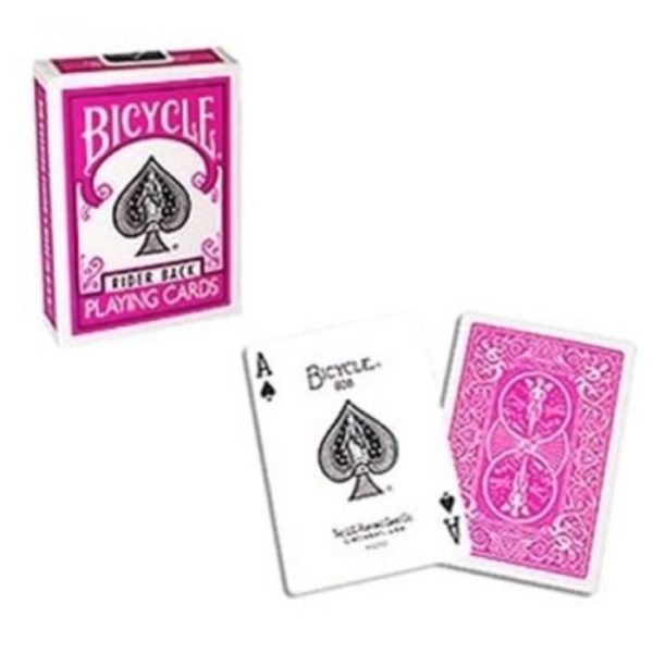 Cartes Bicycle Rose Fuchia