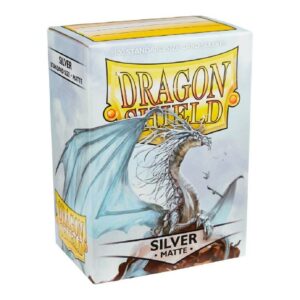 Dragon shield silver matte x60