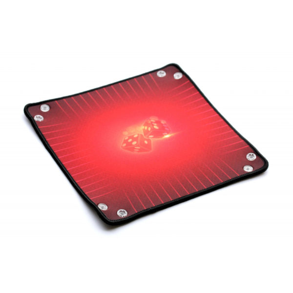 Tapis de dés neoprène rouge