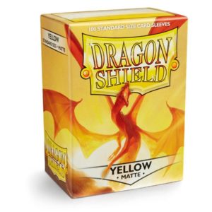 Protège carte Dragon Shield - Yellow Matte
