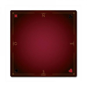 Tapis de Cartes Prestige Rouge 60x60cm