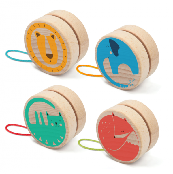 Yo-Yo Animaux en bois