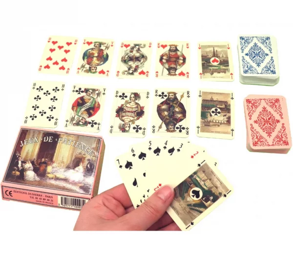 Madame Patience - jeu de 55 cartes x 2