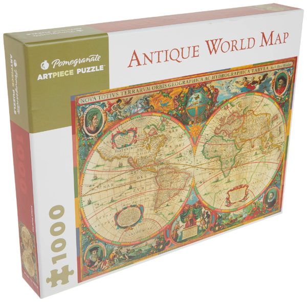 Puzzle Antique World Map 1000 pièces