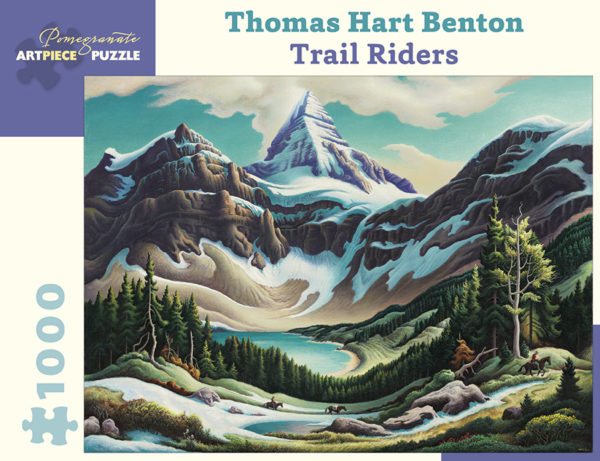 Puzzle Thomas Hart Benton - Trail Riders 1000 pièces