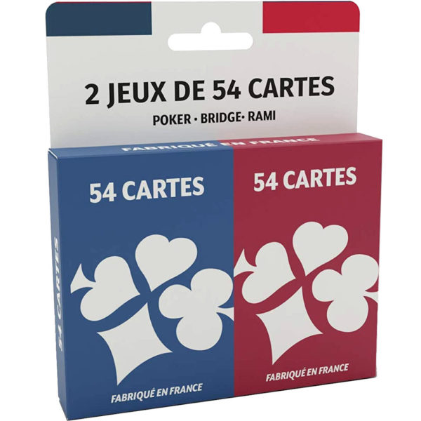 Jeu de 2 x 54 cartes (Ducale Classique)