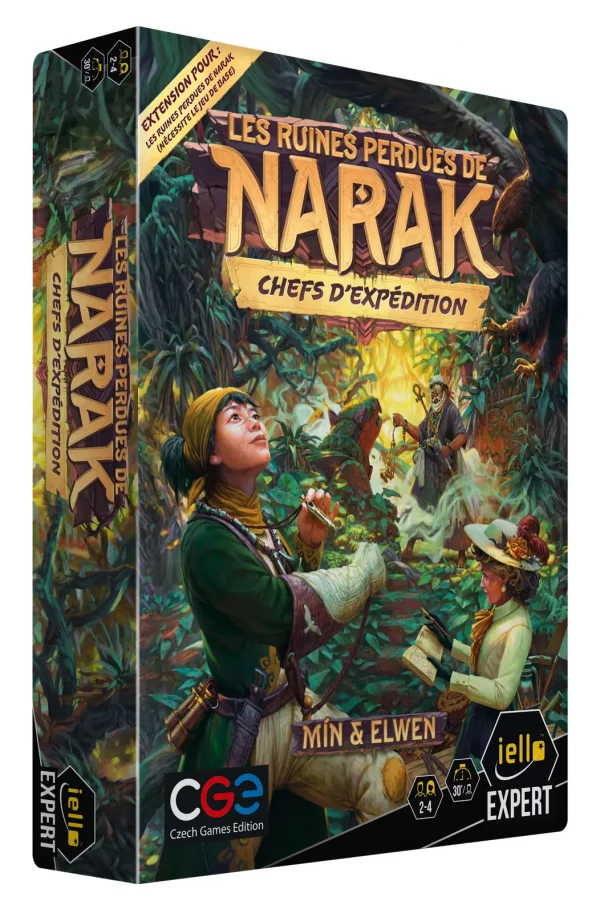 Les Ruines de Narak extension Chefs d'expédition