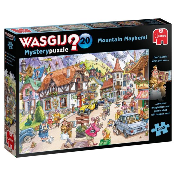 Puzzle Wasgij ? Mysterypuzzle - mountain Mayhem ! 1000 pièces