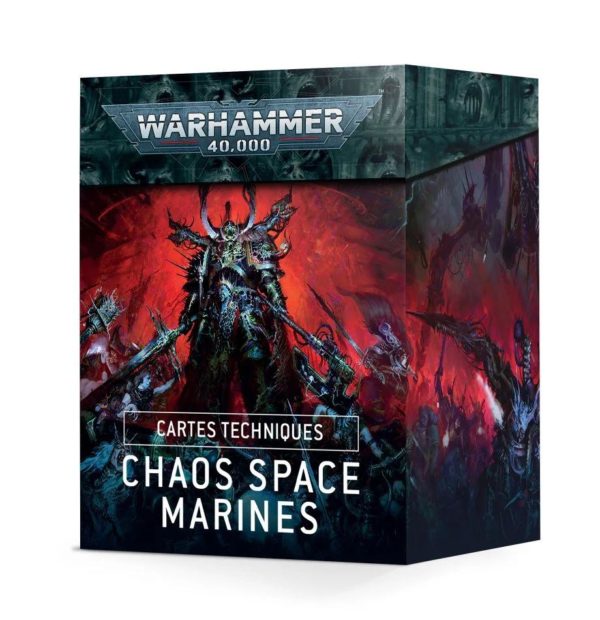 Warhammer40K Cartes Techniques Chaos Space Marine