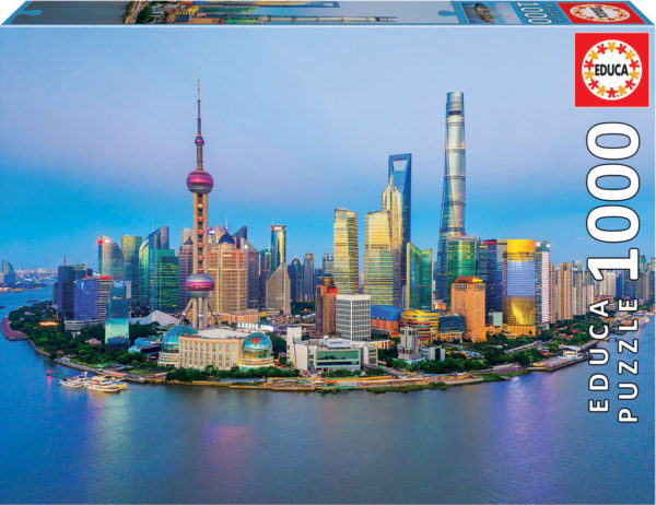 Puzzle Couche de Soleil à Shangai 1000 pièces
