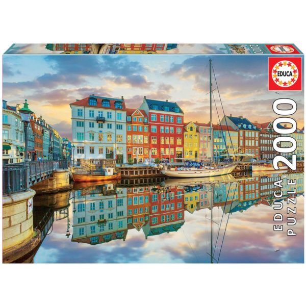 Puzzle Port de Copenhague 2000 pièces
