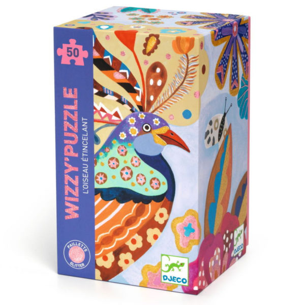 Puzzle Wizzy - L'oiseau étincelant 50 pièces
