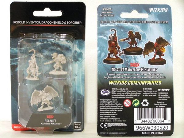 D et D Nulzur's Miniatures Kobold Inventor, Dragonshield  et  Sorcerer