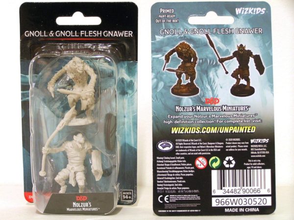 D et d Nulzur's Miniatures Gnoll  et  Gnoll Flesh Gnawer