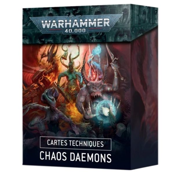 Warhammer40K Cartes Techniques Chaos Daemons