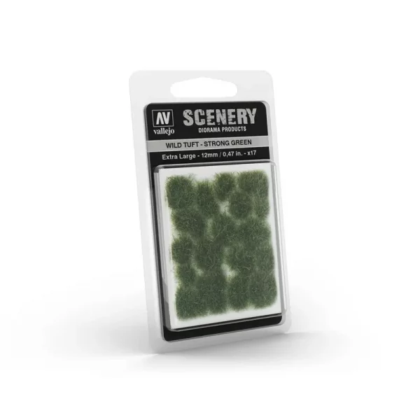 Prince August Wild Tuft Extra Large 12mm - Strong Green (Vert intense)