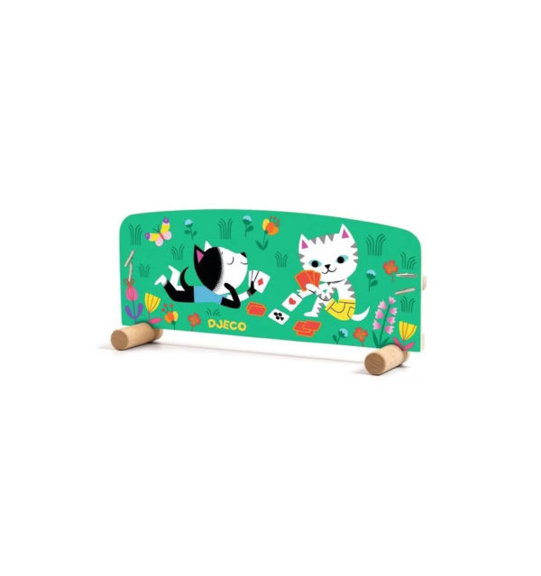 Porte-cartes à poser en bois – Image 2