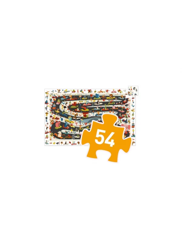 Puzzle Observation - Rallye Automobile 54 pièces – Image 2