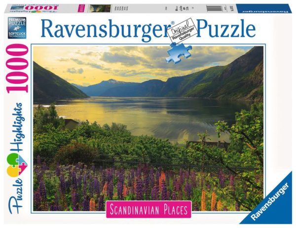 Puzzle Fiord en Norvège 1000 pièces