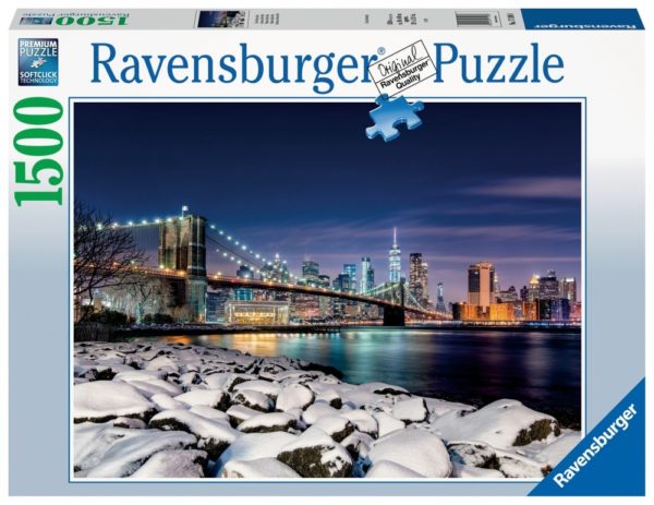 Puzzle New York in winter und 1500 pièces