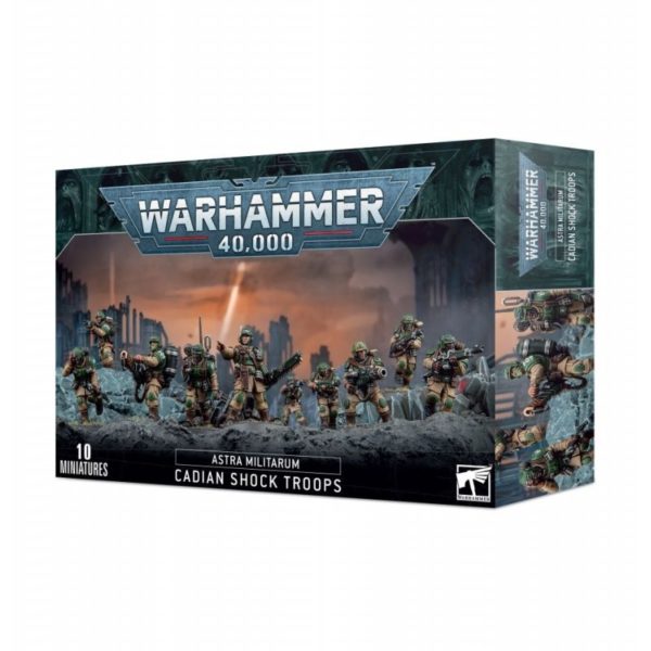 Warhammer 40k Astra Militarum : Cadian Shock Troops