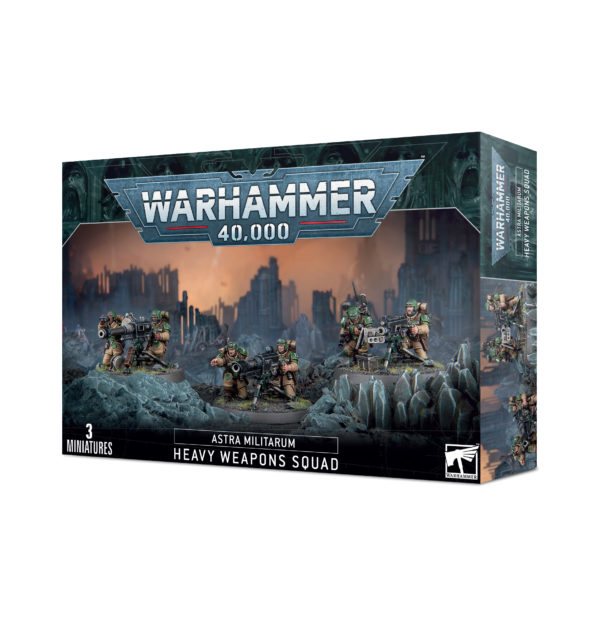 Warhammer 40k Astra Militarum : Heavy Weapons Squad