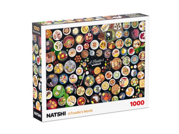 Puzzle Natshi A Foodie's World 1000 pièces