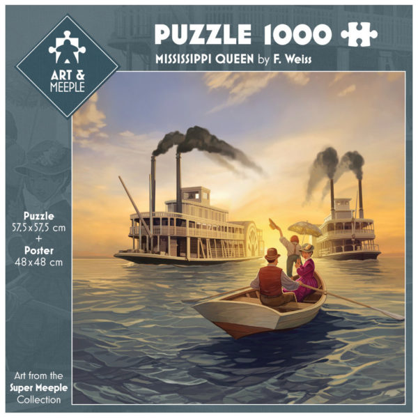 Puzzle Mississipi Queen 1000 pièces