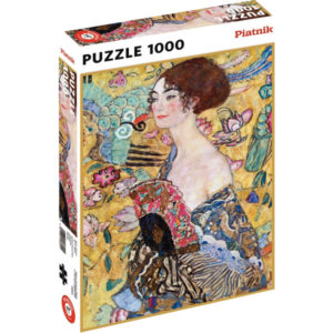 Puzzle Klimt - Dame avec un éventail 1000 pièces