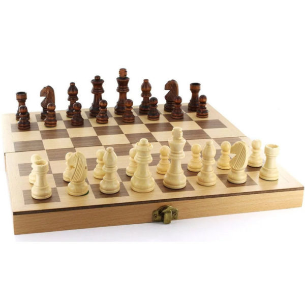 Coffret d'Echecs en bois Pliable (Smir) – Image 2