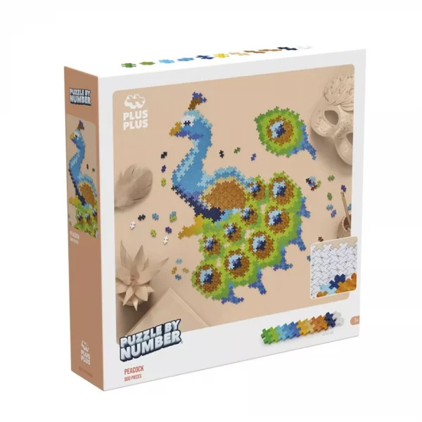 Plus Plus Puzzle Peacock (Paon)