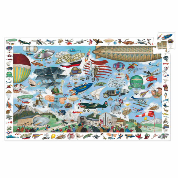 Puzzle Observation + Poster Aéro Club 200 pièces