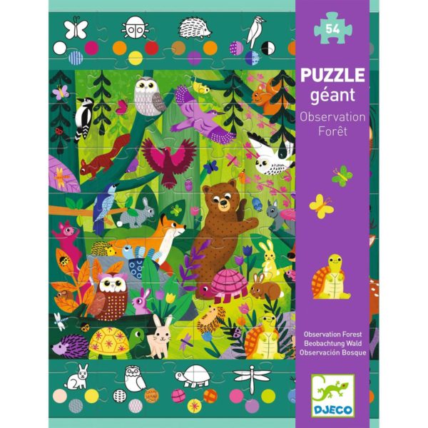 Puzzle Géant Observation Forêt  54 pièces