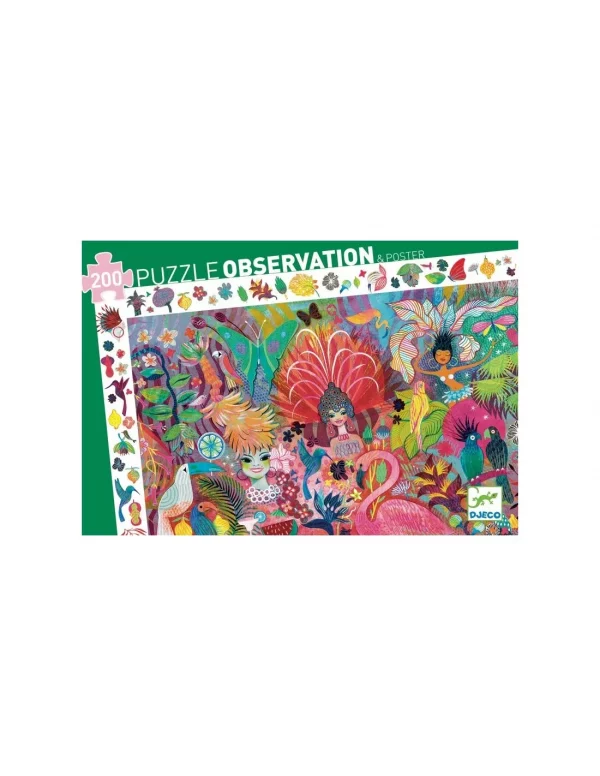 Puzzle Observation Carnaval 200 pièces