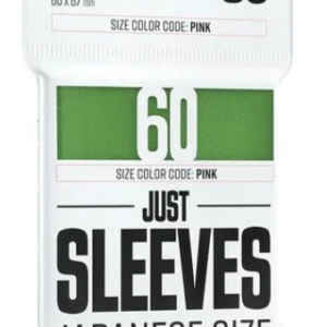 Protèges cartes Just Sleeves Format Japonais x 60 - Vert