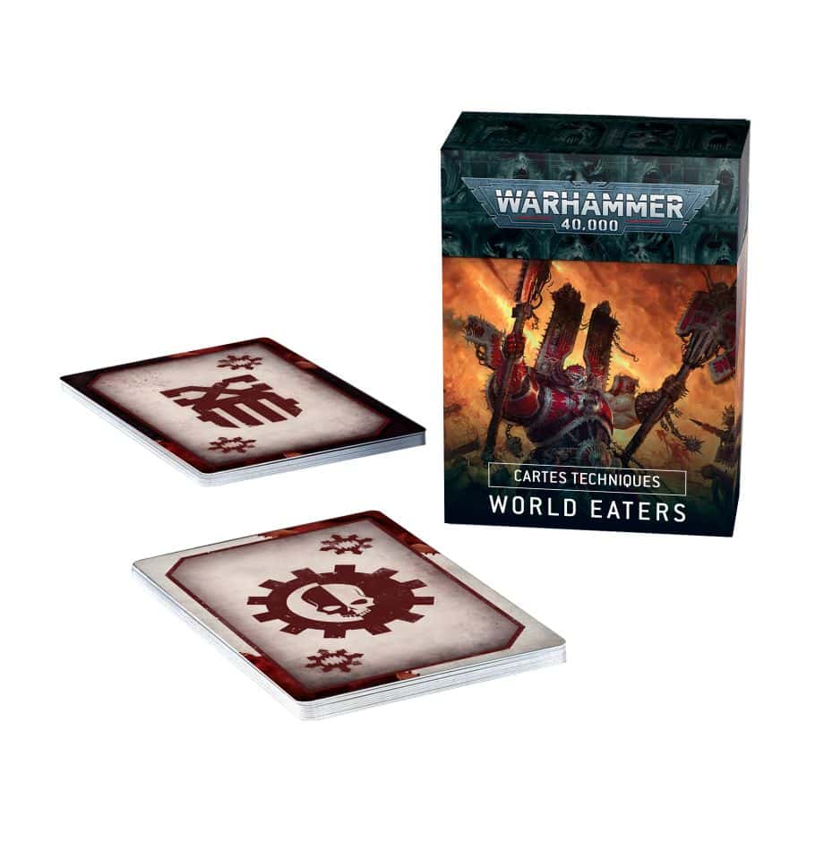 Warhammer40K Cartes Techniques World Eaters