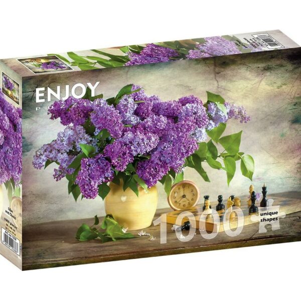 Puzzle Lilas and Chess 1000 pièces