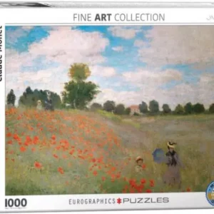 Puzzle Claude Monet - The Poppy Field 1000 pièces