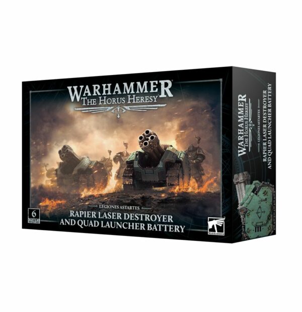 Warhammer Legion Astrates Rapier Laser Destroyer and Quad Launcher Battery